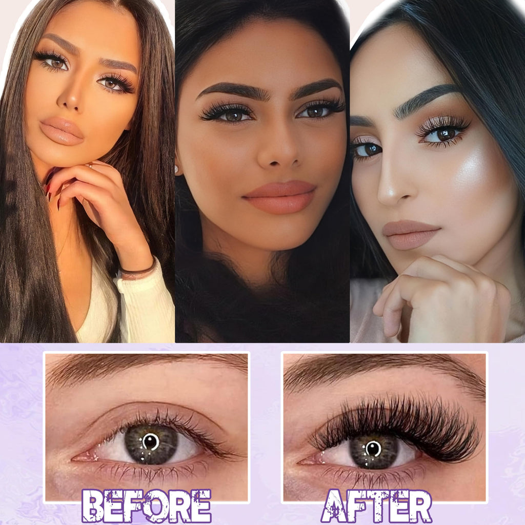 DIY Cluster Lash Extensions — 300pc Kit | 30D / 40D / 50D Mixed Lengths