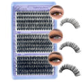 DIY Cluster Lash Extensions — 300pc Kit | 30D / 40D / 50D Mixed Lengths
