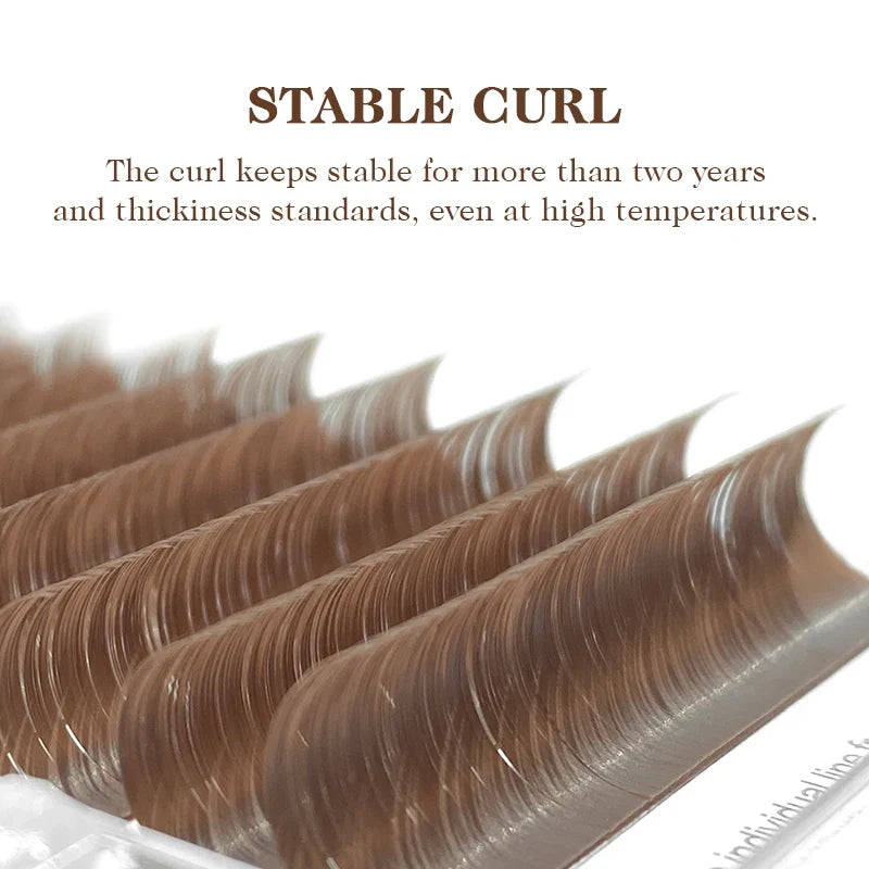 NATUHANA Colored Lashes | Individual Faux Mink Eyelashes