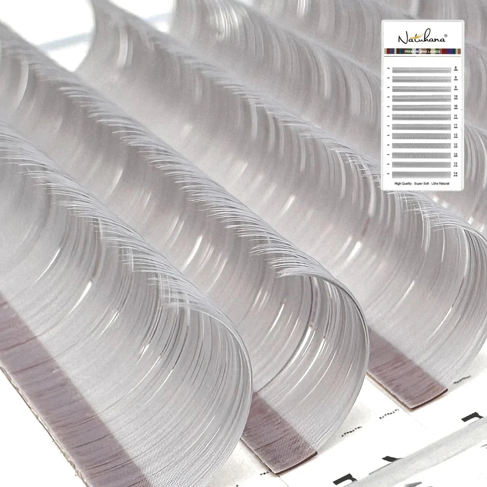NATUHANA Colored Lashes | Individual Faux Mink Eyelashes