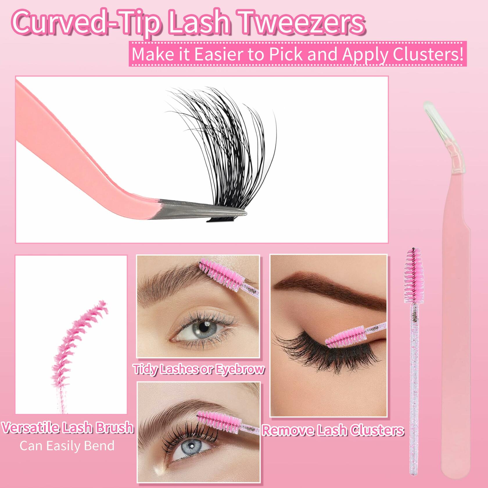 DIY Lash Extension Kit — 280pc Thick Volume D Curl (14–22mm)