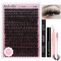 Fluffy Lash Clusters — 280pc 60D D Curl Kit (14–22mm)