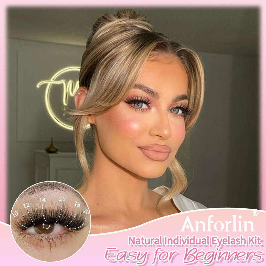 Fluffy Lash Clusters — 280pc 60D D Curl Kit (14–22mm)