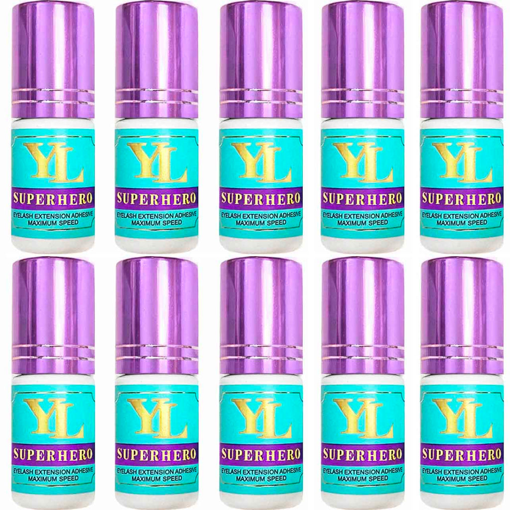SUPERHERO Lash Glue 0.5-1 Second Fast Dry | EXTRA STRONG- LONG RETENTION 8 weeks【For low to medium humidity】
